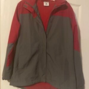 Magellan Outdoors Women's Red and Gray Lined Jacket
